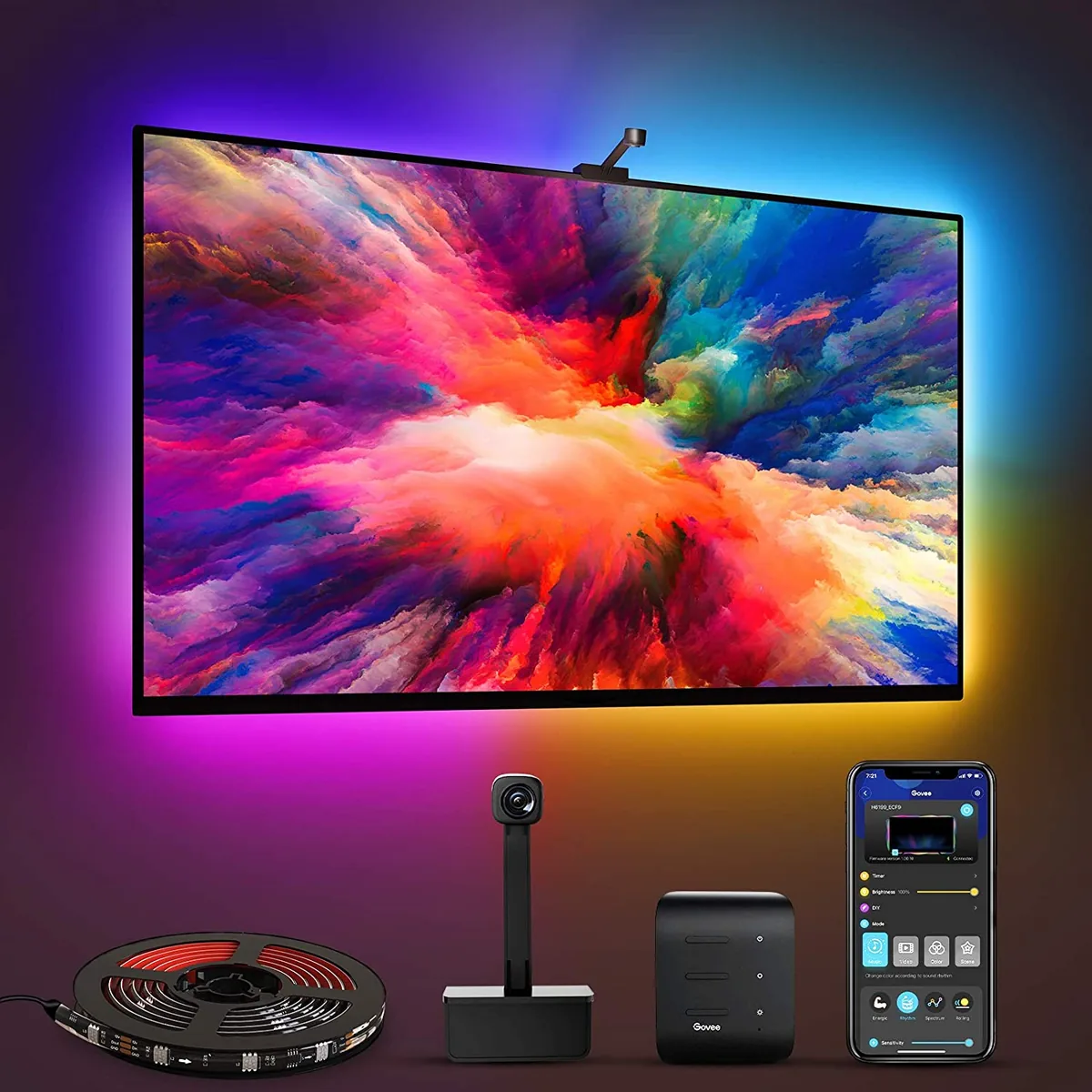Govee TV Backlight Kamera-Ambilight mit LED-Streifen